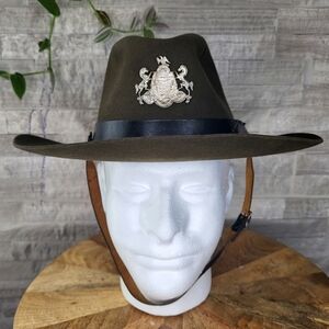 Vintage PA Game Commission Officer Hat Stetson 3x Beaver Size 6 7/8 (Small)